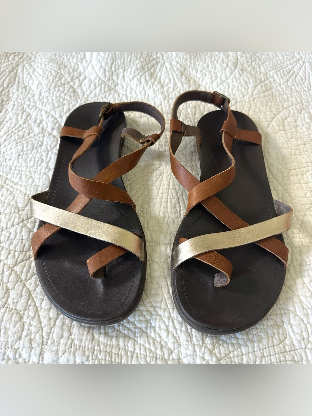 OluKai Strappy Sandals Womens 11